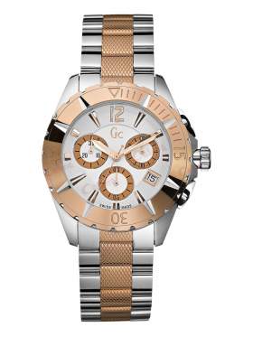 GUESS Collection Two-Tone Stainless Steel Chronograph  I47006M1