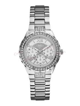 GUESS Vivacious Crystal Stainless Steel Bracelet W0111L1