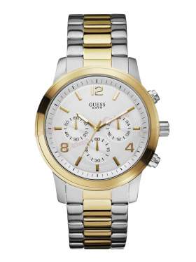 GUESS Chronograph Two-Tone Stainless Steel Bracelet W0123G2