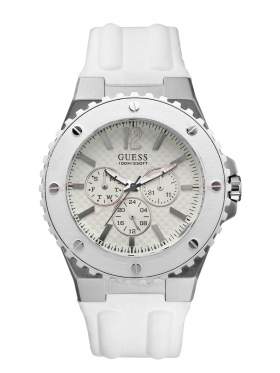 GUESS Overdrive White Rubber Strap W10603G1