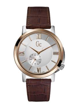 GUESS Collection Brown Leather Strap X59001G1S