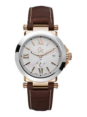 GUESS Collection Brown Leather Strap X61002G1