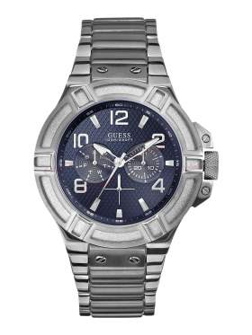 GUESS Men's Rigor Multi Dial Stainless Steel Bracelet Watch W0218G2