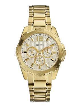 GUESS Gold Stainless Steel Bracelet Chronograph